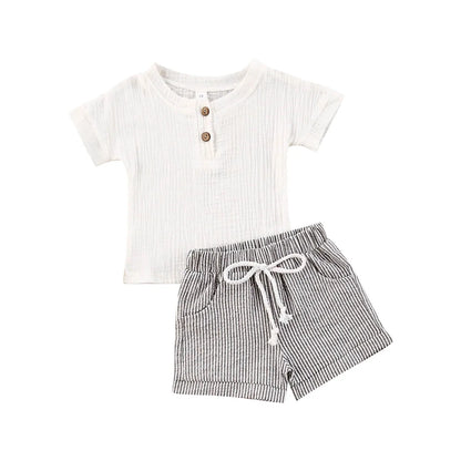 Conjunto de Verão 2 Peças para Bebé Menino