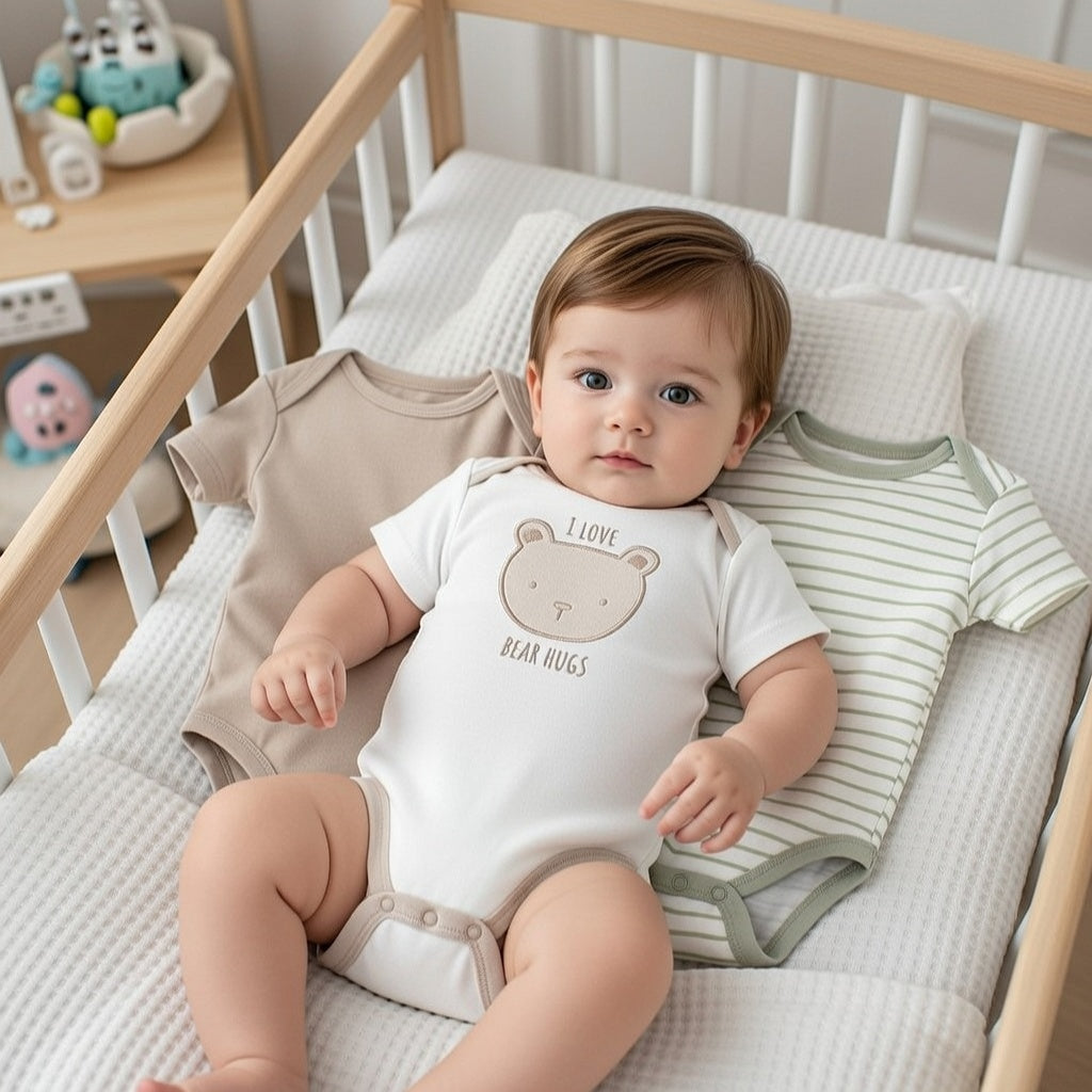 Body de Bebé – Conjunto de 3 Peças