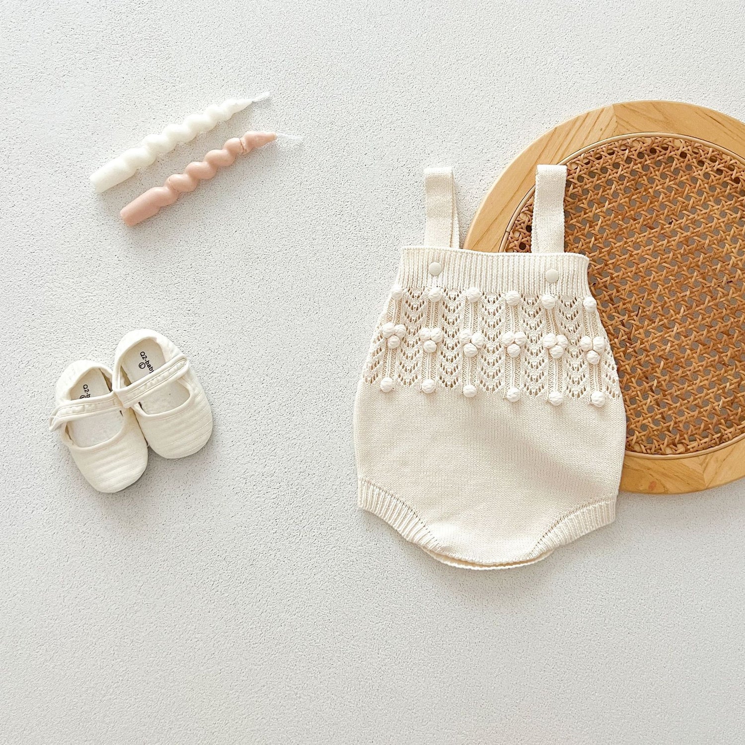 Conjunto de Malha com Bolinhas Menina