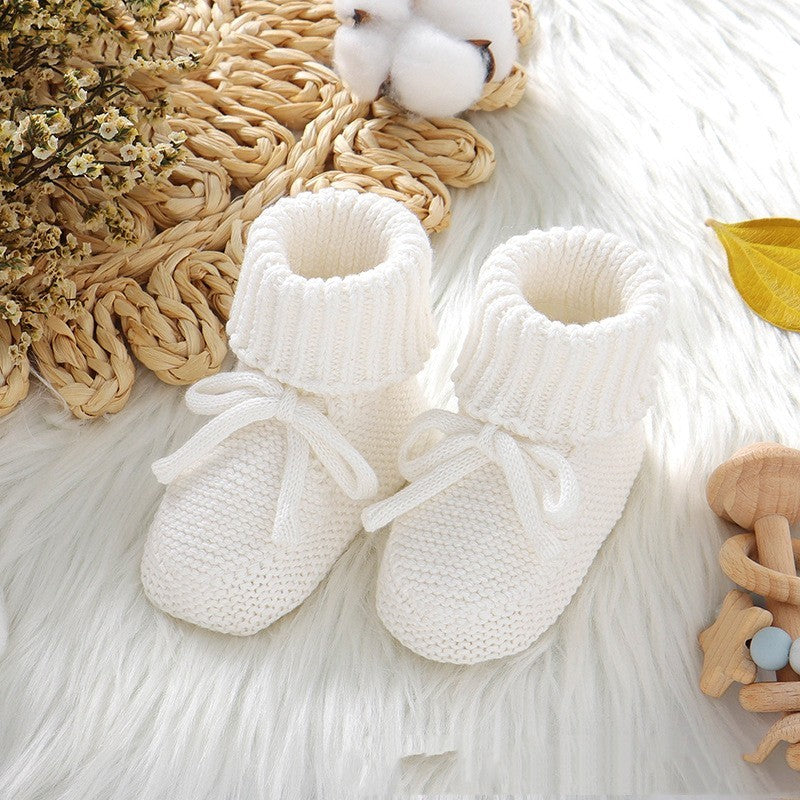 Sapatos de Malha para Bebé com Laço