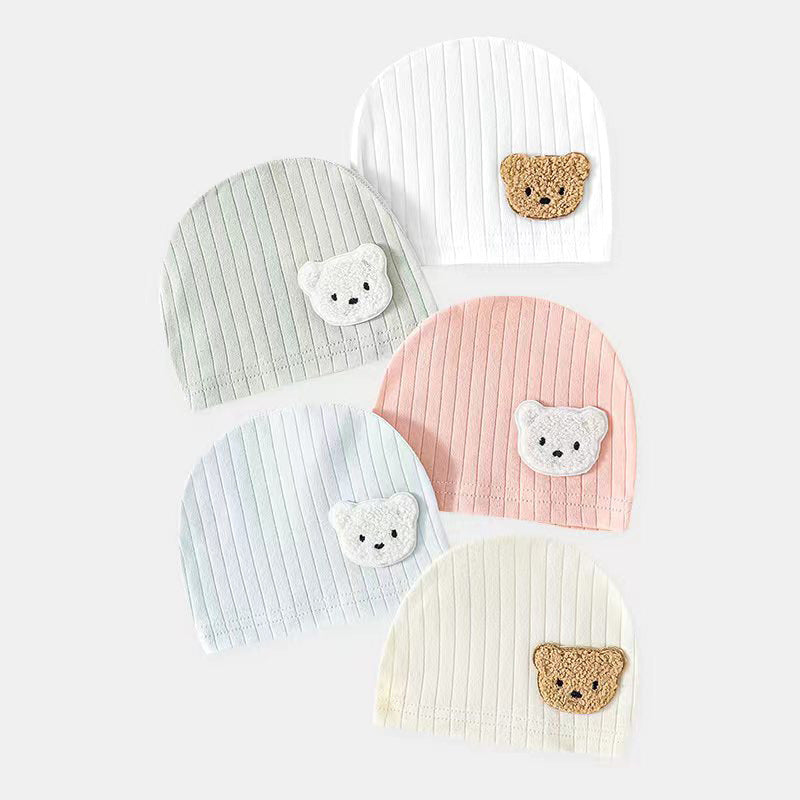 Gorro de Algodão para Recém-Nascido