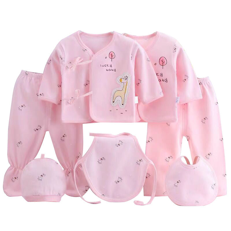 Conjunto 7 Peças de Roupa para Bebé em Algodão