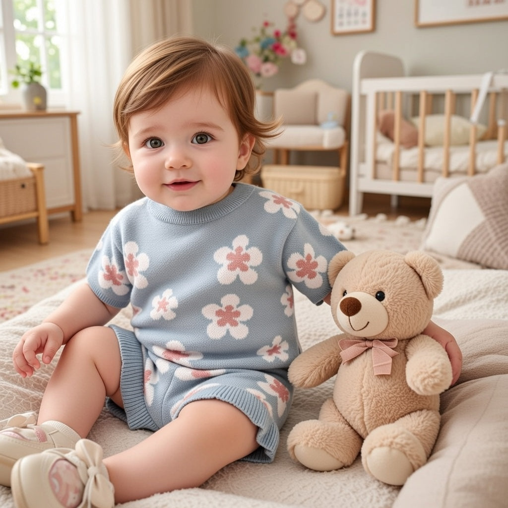 Conjunto Infantil Floral