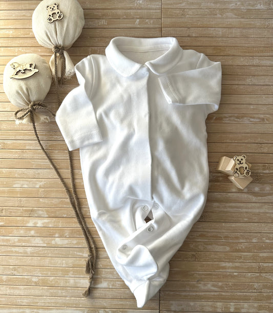 Babygrow Branco Liso