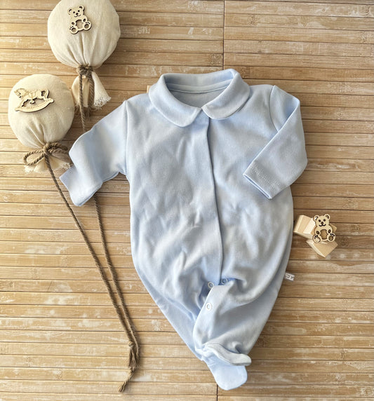 Babygrow Azul Bebé Liso